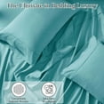 thumbnail image 5 of Superior 1400-1500 Thread Count Cotton Blend Pillowcase, Set of 2, Standard, Teal, 5 of 6