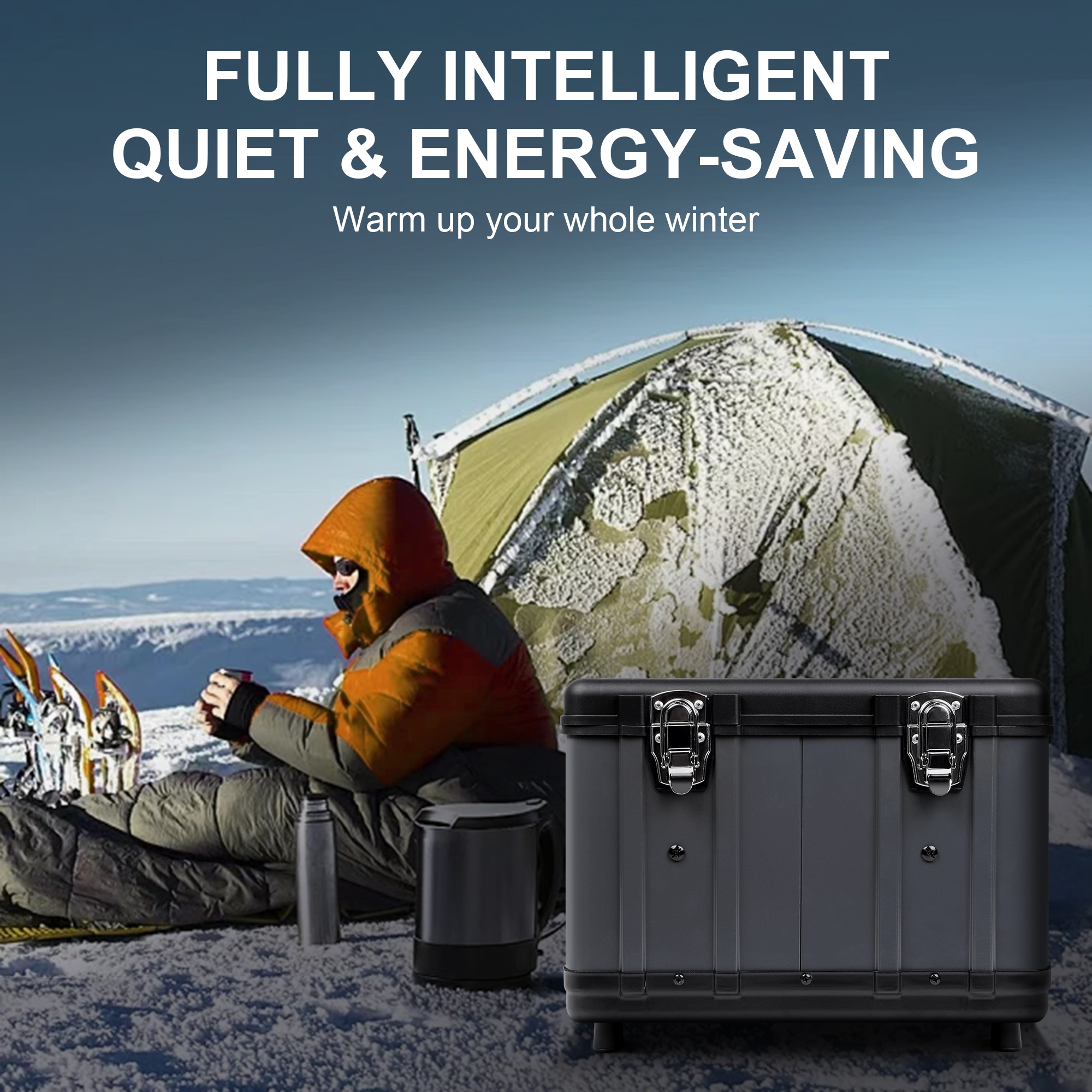 Saree 8KW Diesel Heater All in One Portable Diesel Air Heater 12V/24V/110V with LCD Bluetooth App Control Wireless Control Altitude Mode for Campers RV Truck Boat Bus Car Tent