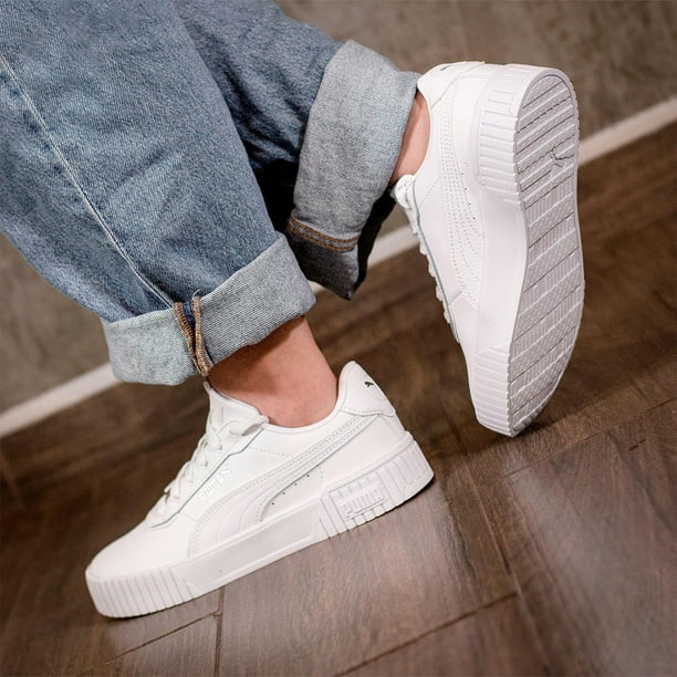 Tenis Puma Carina 2.0 Lux 39501701 Mujer blanco 26 Walmart en linea