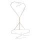 thumbnail image 1 of Cadena para el cuerpo, Bikini con diamantes de imitación, cadenas para el pecho, arnés de playa, cadena, accesorios de joyería para el cuerpo para fiesta para mujer, 1 of 5