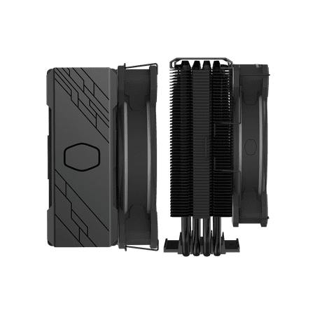 Cooler Master - Hyper 212 Halo 120mm CPU Cooling Fan with Gen 2 RGB Lighting - Black Edition