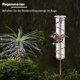 thumbnail image 4 of Pluviómetro de cristal con estacas, pluviómetro de jardín, tubo pluviómetro extraíble, 4 of 5