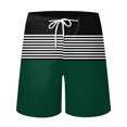 thumbnail image 3 of Vedolay Summer Short Sets Men 2 Piece Outfits Men's Shorts Set Short Sleeve Crewneck Tee Track Shorts with Pockets,Green M, 3 of 5
