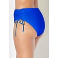 thumbnail image 3 of Swimsuits for All Women's Virtuoso Ruched Side Tie Tummy Control Bikini Bottom, 3 of 6