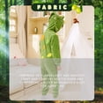 thumbnail image 4 of Pijama COSUSKET Triceratops para niños, talla 10, verde, cosplay, 4 of 7