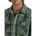 thumbnail image 3 of Wrangler® Men's and Big Men's Regular Fit Long Sleeve Fashion Twill Plaid Shirt, Sizes S-2XL, 3 of 3