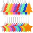 thumbnail image 1 of 24 Pcs Safety Reflector Pendants Children's Reflector Pendants Star Tree Shaped Reflector Charms for School Bag Backpack Key Pants Clothes, 1 of 8