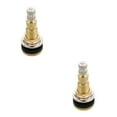 thumbnail image 6 of Hemoton 2pcs Copper Valve Stem Replacement Air Liquid Tubeless  Valve Stem Tubeless Tire Valve Stem for Engineering and Agricultural Vehicles, 6 of 8