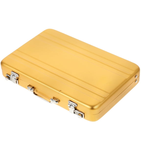 Coupon Organizer Index Cards Box ID Briefcase Metal Wallet for Men Men's Wallets Business Man Aluminum