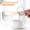 thumbnail image 3 of 2 Pcs Glass Espresso Cups with Dual Spout for Home Use Safe and Durable Small Size, 3 of 9