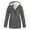 Gray, variant on Women's Winter Thicken Jacket Plus Fleece Jacket Outdoor Mountaineering Clothes Hooded Jacket