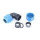 thumbnail image 1 of Accesorios 2 piezas de accesorios de tubería de conexión rápida externa de codo de tubería de PE, accesorios de codo de conexión rápida para riego de ahorro de agua, codo de riego por goteo (codo de, 1 of 4