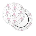 thumbnail image 2 of Vsdgher Cute Poodle Dog Print Stool Covers Round,Stretch Round Stool Covers Washable Stool Cushion Slipcover Elastic Chair Covers for 12-14 Inch Chair, 2 of 7