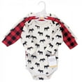 thumbnail image 2 of Hudson Baby Cotton Long-Sleeve Bodysuits, 3- Pack, Newborn- 24 Months, 2 of 2