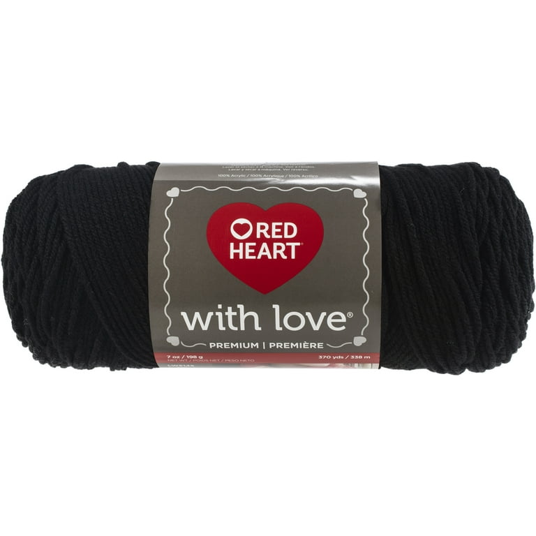 Red Heart Irresistible Yarn-Black, 1 - Kroger