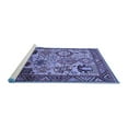 thumbnail image 2 of Ahgly Company Machine Washable Indoor Rectangle Oriental Blue Industrial Area Rugs, 2' x 3', 2 of 4