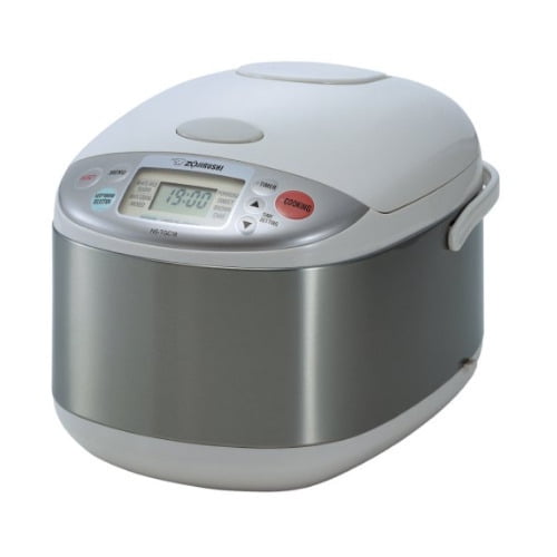 Zojirushi NS-YAC18 Umami Micom 10-Cup Rice Cooker and Warmer (Pearl White)