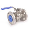 thumbnail image 1 of Válvula de bola bridada de acero inoxidable 1/2" 1000 WOG Midline Valve, 1 of 7