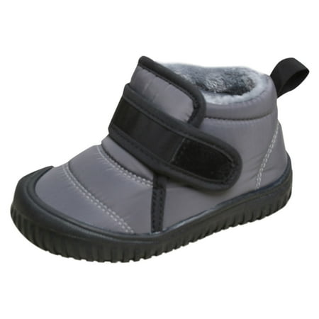 

Boots for Size 8 Toddler Winter Snow Boots Boys Girls Cold Weather Baby Shoes Hook Loop Thermal Lined Snow Boots