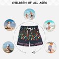 thumbnail image 6 of FORMRS Boys Swim Trunks Quick Dry Mesh Liner Boardshorts Sizes XS-XL, Blue Christmas Light, 6 of 7