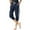 Blue, variant on SPECIALMAGIC Women's Capri Sweatpants Casual Jogger Pants with Pockets Yoga Running