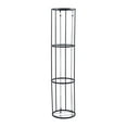 thumbnail image 1 of S SERENABLE Ball Storage Rack Display Stand Metal Vertical Ball Rack for Gyms Rooms Home Black 3 Layers, 1 of 9