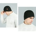 thumbnail image 3 of Beanie Hat Warm Unisex Solid Color Knit Cuffed Beanie Hat Watch Cap for Winter, 3 of 10