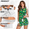 thumbnail image 6 of Yuyamidu 2 Pieces Colorful Lights Womens Tennis Dress with Built in Shorts Green Christmas Sleeveless Golf Dresses Athletic Workout Dress with Pockets Pickleball Outfits Size XL, 6 of 8
