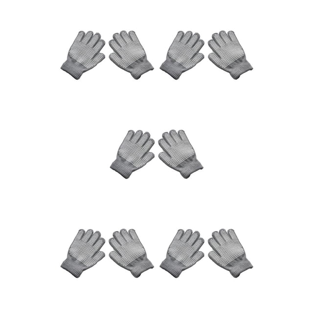 Minnieouse 1 par de guantes para niños pequeños Accesorio de ropa al aire libre Cubierta de calentamiento Punto antideslizante Guantes de punto Type2 NO2