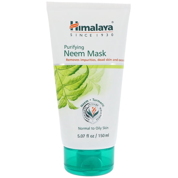 Himalaya Purifying Neem Mask for Deep Cleaning, to Reduce Acne & Leave a Clean, Clear Complexion, 5.07 oz