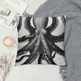 thumbnail image 2 of ONETECH Throw Pillow Cover Octopus Vintage Nautical Animal Black and White Giant Cool Gorgeous Octopus Decor Pillow Case Cushion for Sofa Couch Bed, 2 of 5