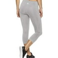 thumbnail image 3 of Reebok Womens Capri Seamed Compression Athletic Pants, 3 of 5