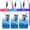 Magenta + Blue + Purple, variant on MoKo Waterproof Phone Pouch, Cell Phone Dry Bag Case Compatible with iPhone/Galaxy/Note/LG, up to 7"