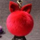 thumbnail image 4 of unbranded Llaveros Femeninos Pom Pom Con Orejas De En Material Sintética Para Regalo, 4 of 4