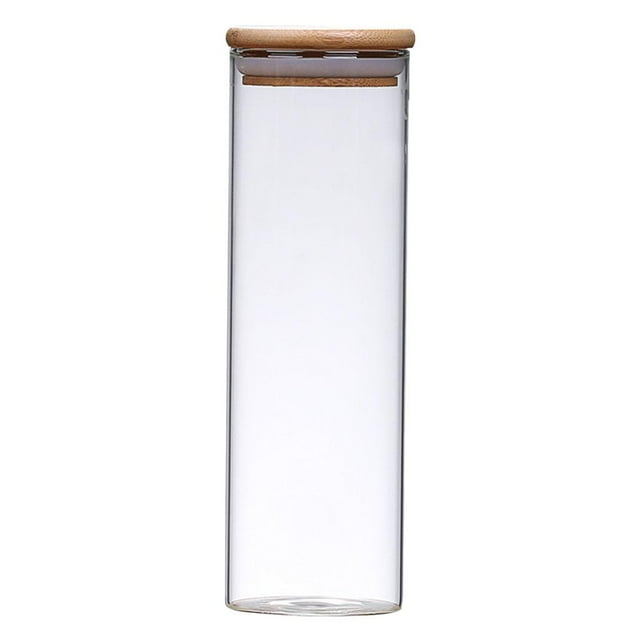 de con tapa, recipiente para alimentos, suministros de cocina, lata sellada apilable para té, cereales, de - 6.5X20cm 650ml