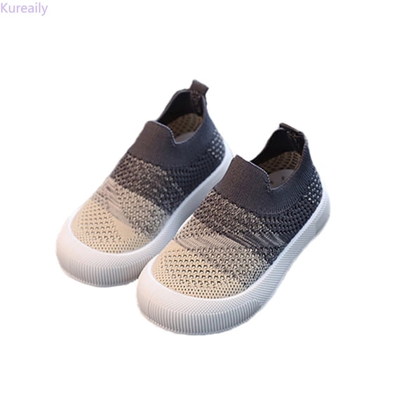 Kureaily Cute Mesh Shoes Boy Girl Non First/ Size 6.5,15-18 Months(Gray)