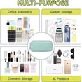 thumbnail image 5 of Della Gao Big Capacity Pencil Case, Durable Nylon Pencil Bag Aesthetic Pencil Pouch Travel Simple Stationery Bag Office Organizer Pen Bag for Women and Men - Green, 5 of 6
