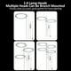 thumbnail image 4 of Lámpara LED de espectro completo para cultivo de plantas con 20 LED, 4 of 8