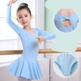 thumbnail image 4 of Children's Dance Clothes, Girls' Practice Clothes, Girls Short-sleeved Tutu, 4 of 9