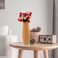 thumbnail image 3 of Pungan flower vase Wicker Floor Vase for Flowers and Plants - Boho Home Decor,16.54"X5.12"X5.12", 3 of 10