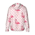 thumbnail image 3 of Haiem Cute Flamingo with Heart UPF 50+ Fishing Shirts for Men Long Sleeve UV Sun Protection Hoodie Non-Mask Outdoor Hiking Shirts, 3 of 9