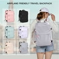 thumbnail image 6 of Travel Backpack For Women Men Airline Approved Carry On Backpack Flight Approved Waterproof Sports Luggage Backpack Casual Daypack Small Hiking Backpack Gray, 6 of 8