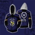 thumbnail image 4 of Nueva sudadera con capucha unisex con cremallera para hombre y mujer, protección contra crisis bioquímica, Umbrella Company, impresión 3D, moda urbana, tamaño grande, 4 of 5