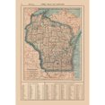 thumbnail image 3 of Poates 18x24 Black Modern Framed Museum Art Print Titled - Wisconsin - Poates 1921, 3 of 5