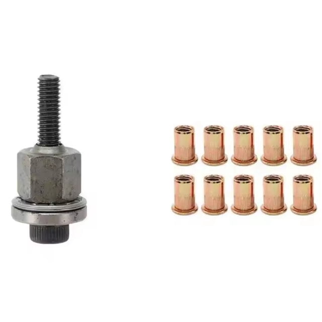 Adaptador de Remachadora Manual para Placa de Matrícula Metálica, Instalación Sencilla, 11 Piezas M6