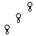 thumbnail image 4 of Descensor de Escalada Yuarrent Rappel Ocho Anillos Protector Negro CBP213756, 4 of 6