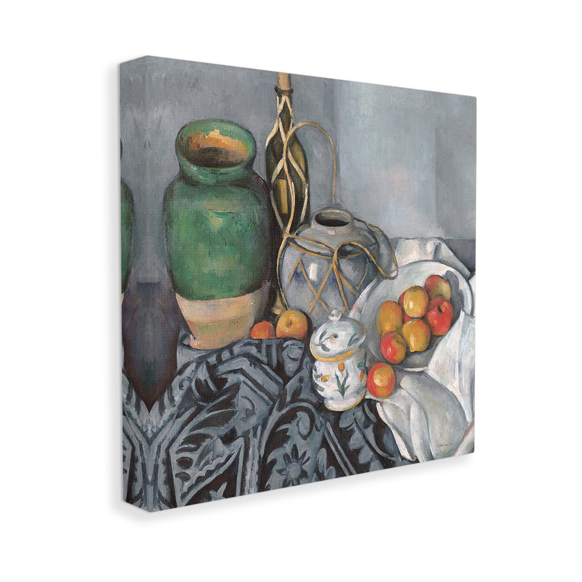 Stupell Industries Classic Style Still Life Food & Beverage Painting Gallery Wrapped Canvas Art Print Wall Art, 30 x 30