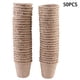 thumbnail image 2 of Macetas de turba para plántulas 50 Uds 6x6CM redondas degradables de pulpa de papel macetas de turba taza de vivero para plantas uso para jardinería ANGGREK  Otros, 2 of 8