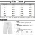thumbnail image 3 of cargo pants for men Mens Shorts Pants Solid cargo shorts for men sweatpants for men Golf Pants Men work pants for men Mens Dress Pants Shorts Men Mens Cargo Shorts Black Cotton Linen L, 3 of 5