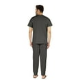thumbnail image 4 of Inkmeso Solid Nightwear Set For Mens Tshirt And Pants Pajama Set Short Sleeve Pjs Loungewear Set, 4 of 8